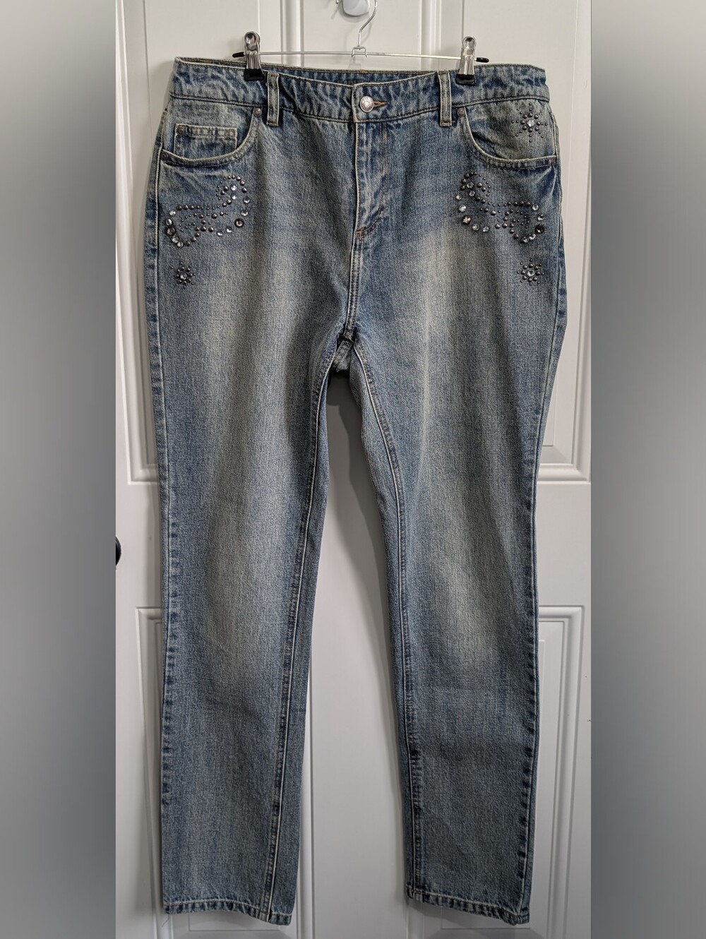 Harley-Davidson Women's Limited-Edition "Studded Out" Embellished Denim Trousers